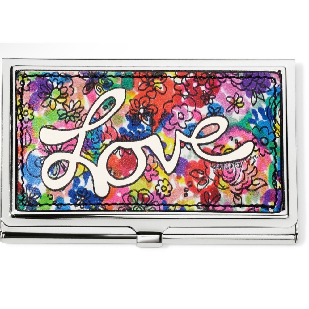 Brighton Love Bouquet Metal Card Case